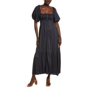 Emerson Fry Womens  Santiago 3 Maxi Dress, Navy
